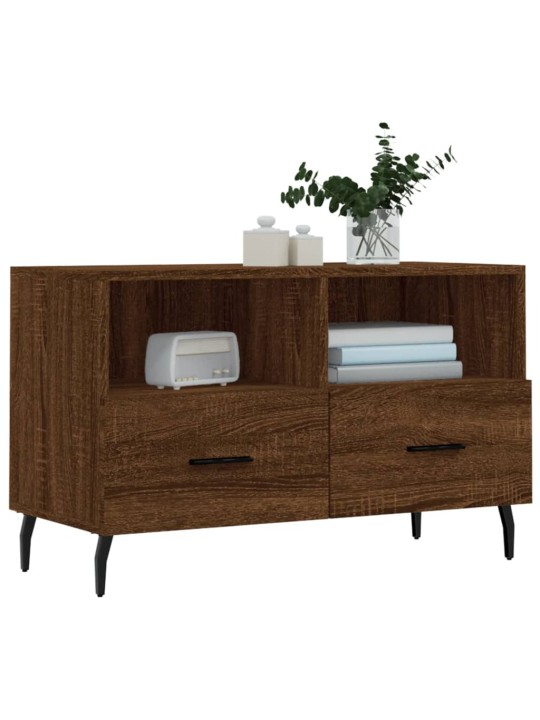 TV skříňka hnědý dub 80 x 36 x 50 cm kompozitní dřevo