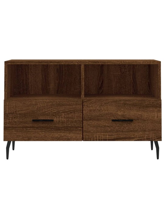 TV skříňka hnědý dub 80 x 36 x 50 cm kompozitní dřevo