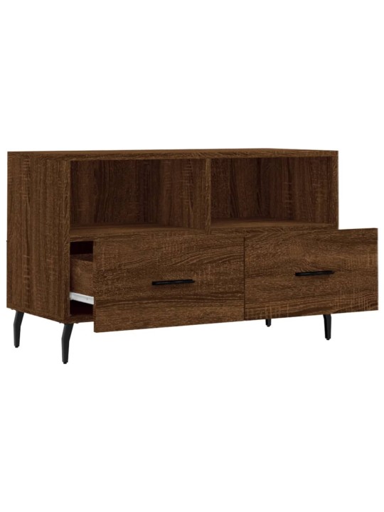 TV skříňka hnědý dub 80 x 36 x 50 cm kompozitní dřevo