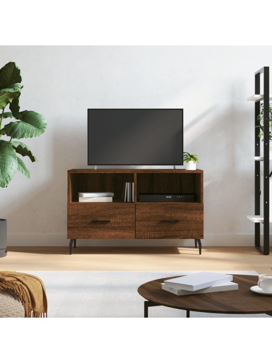 TV skříňka hnědý dub 80 x 36 x 50 cm kompozitní dřevo