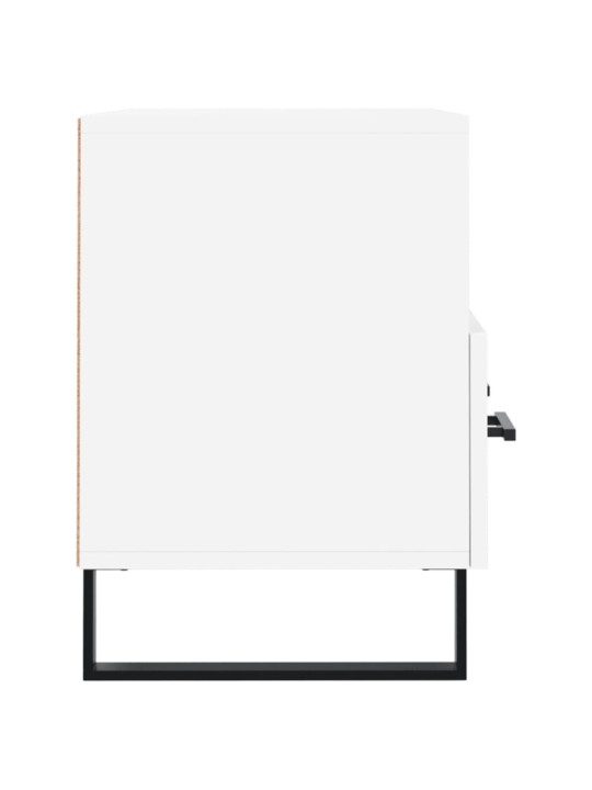 TV skříňka bílá 80 x 36 x 50 cm kompozitní dřevo