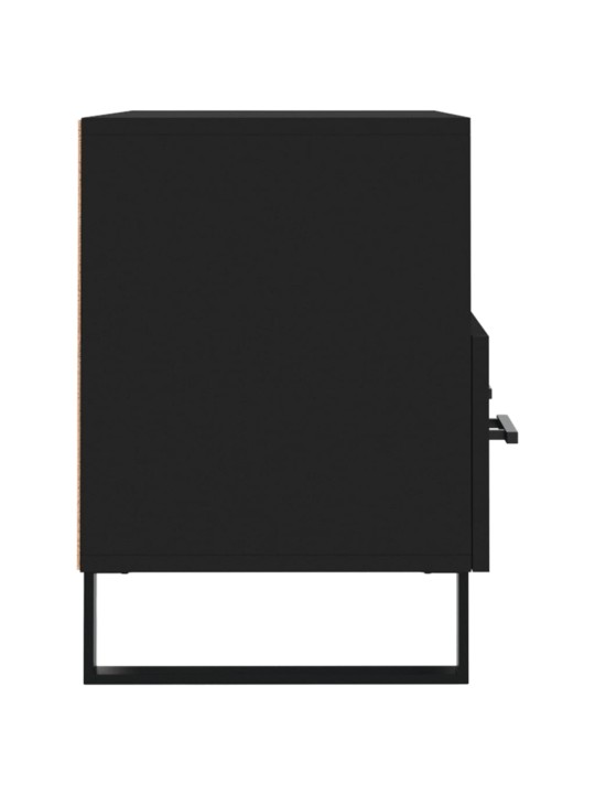 TV skříňka černá 80 x 36 x 50 cm kompozitní dřevo