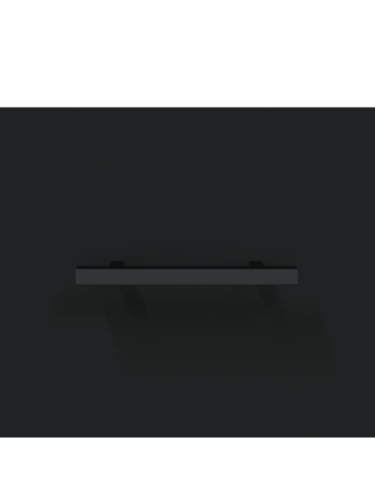 TV skříňka černá 80 x 36 x 50 cm kompozitní dřevo