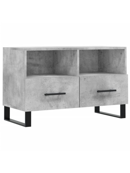 TV skříňka betonově šedá 80 x 36 x 50 cm kompozitní dřevo