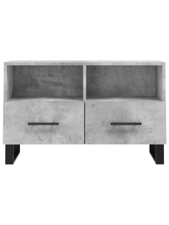 TV skříňka betonově šedá 80 x 36 x 50 cm kompozitní dřevo