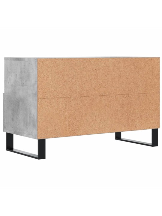 TV skříňka betonově šedá 80 x 36 x 50 cm kompozitní dřevo