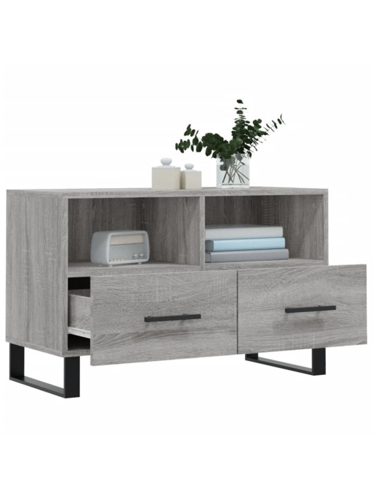 TV skříňka šedá sonoma 80 x 36 x 50 cm kompozitní dřevo