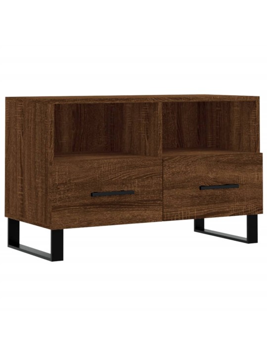 TV skříňka hnědý dub 80 x 36 x 50 cm kompozitní dřevo