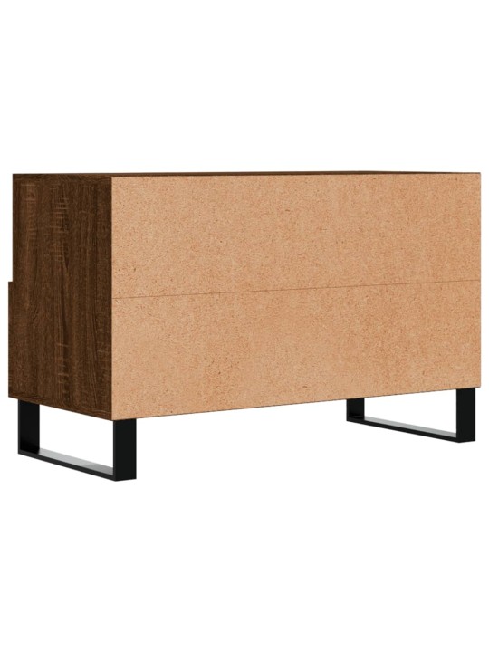 TV skříňka hnědý dub 80 x 36 x 50 cm kompozitní dřevo
