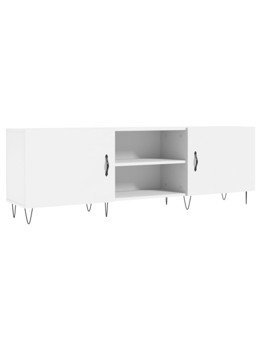 TV skříňka bílá 150 x 30 x 50 cm kompozitní dřevo