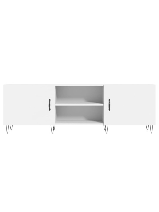 TV skříňka bílá 150 x 30 x 50 cm kompozitní dřevo