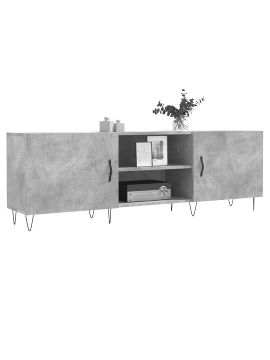 TV skříňka betonově šedá 150 x 30 x 50 cm kompozitní dřevo