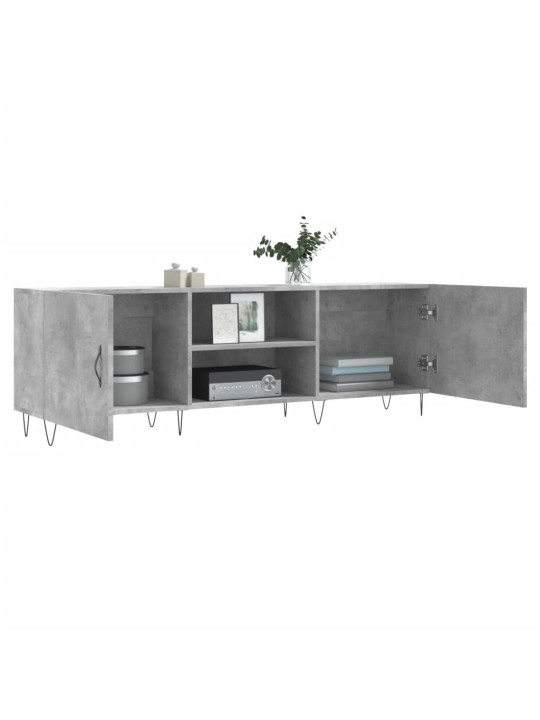 TV skříňka betonově šedá 150 x 30 x 50 cm kompozitní dřevo
