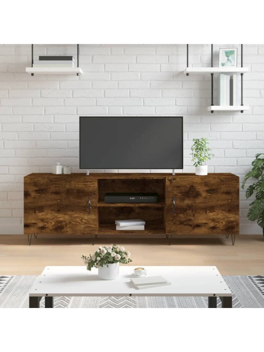 Tv skříňka kouřový dub 150 x 30 x 50 cm kompozitní dřevo