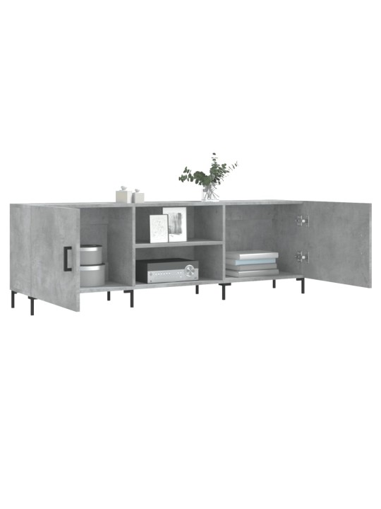 TV skříňka betonově šedá 150 x 30 x 50 cm kompozitní dřevo