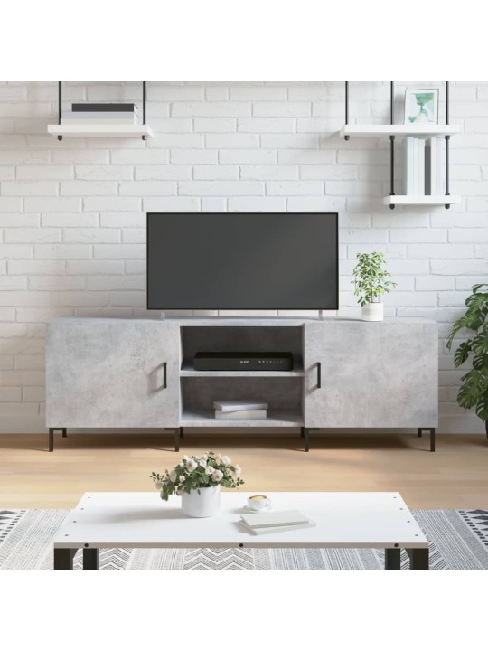 TV skříňka betonově šedá 150 x 30 x 50 cm kompozitní dřevo