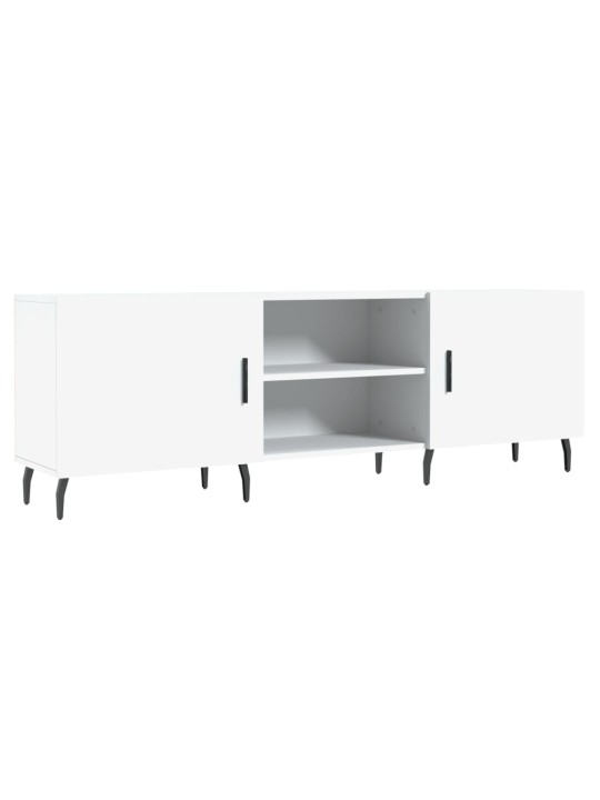 TV skříňka bílá 150 x 30 x 50 cm kompozitní dřevo
