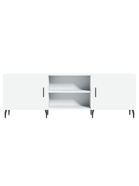 TV skříňka bílá 150 x 30 x 50 cm kompozitní dřevo