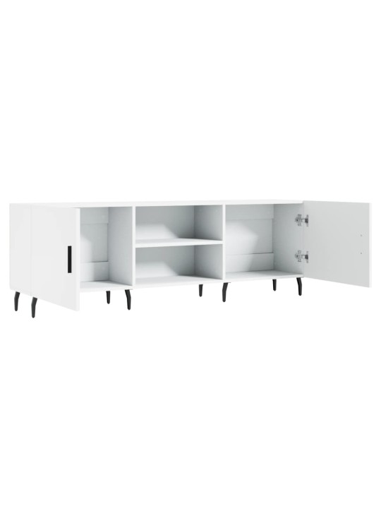 TV skříňka bílá 150 x 30 x 50 cm kompozitní dřevo
