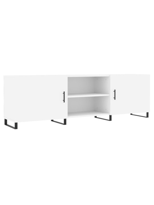 TV skříňka bílá 150 x 30 x 50 cm kompozitní dřevo