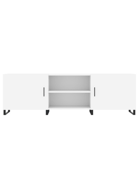 TV skříňka bílá 150 x 30 x 50 cm kompozitní dřevo