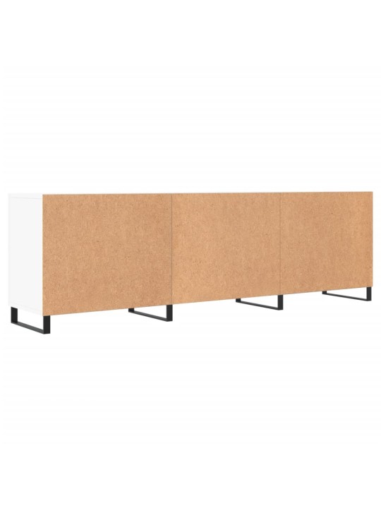 TV skříňka bílá 150 x 30 x 50 cm kompozitní dřevo