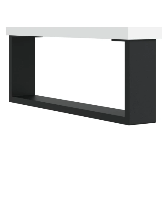 TV skříňka bílá 150 x 30 x 50 cm kompozitní dřevo