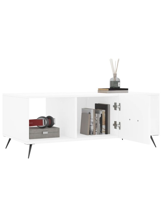 Konferenční stolek bílý 102 x 50 x 40 cm kompozitní dřevo