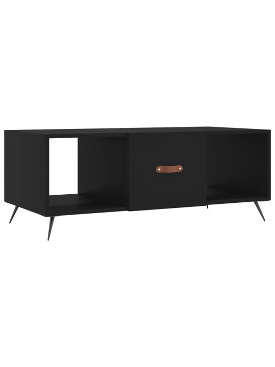 Konferenční stolek černý 102 x 50 x 40 cm kompozitní dřevo