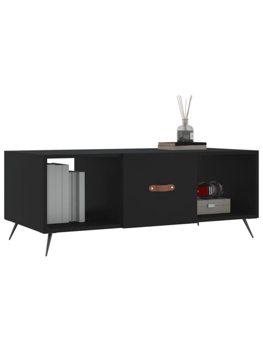 Konferenční stolek černý 102 x 50 x 40 cm kompozitní dřevo
