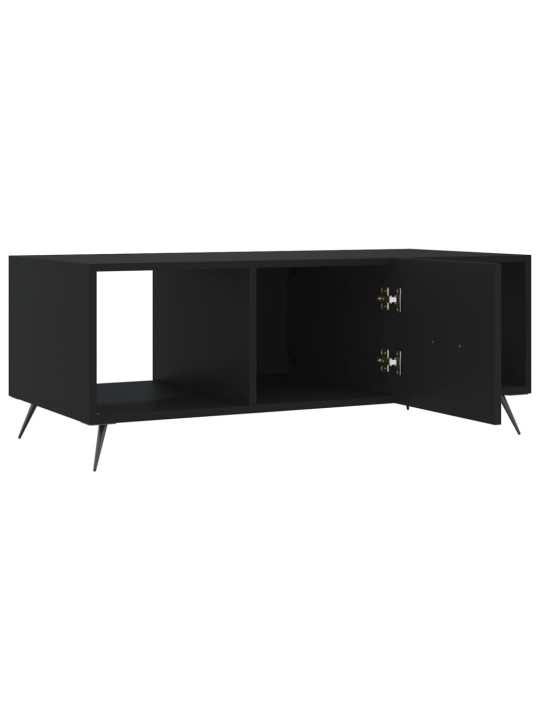 Konferenční stolek černý 102 x 50 x 40 cm kompozitní dřevo