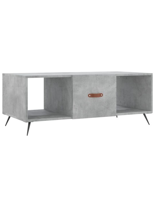 Konferenční stolek betonově šedý 102x50x40 cm kompozitní dřevo
