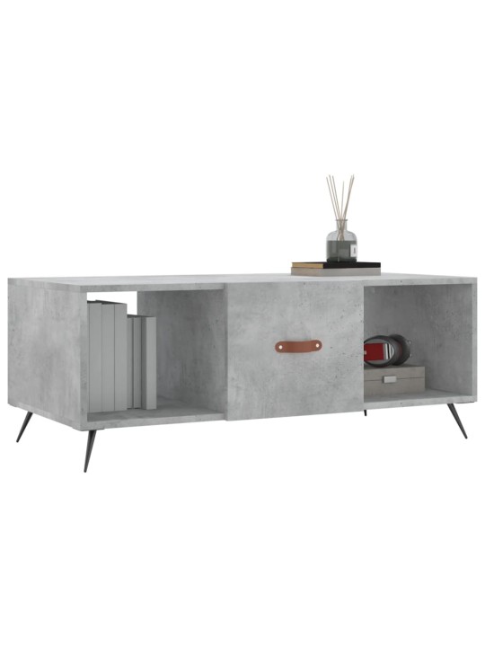 Konferenční stolek betonově šedý 102x50x40 cm kompozitní dřevo