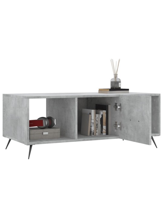 Konferenční stolek betonově šedý 102x50x40 cm kompozitní dřevo
