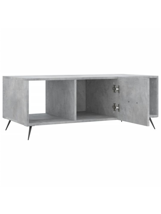Konferenční stolek betonově šedý 102x50x40 cm kompozitní dřevo