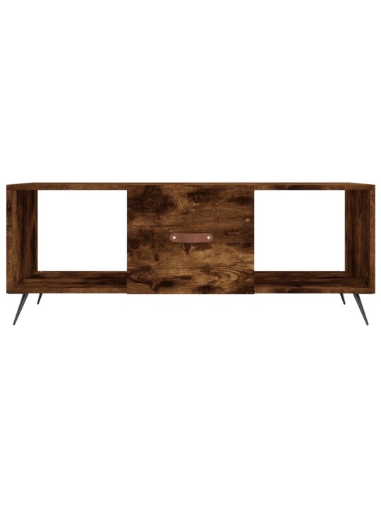 Konferenční stolek kouřový dub 102x50x40 cm kompozitní dřevo