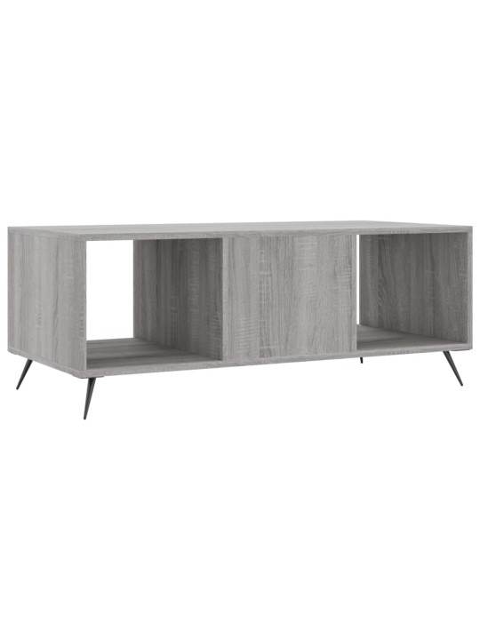 Konferenční stolek šedý sonoma 102x50x40 cm kompozitní dřevo