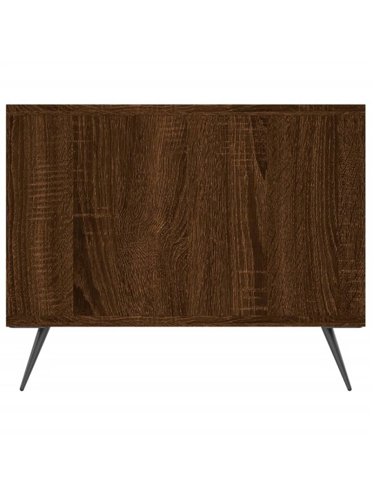 Konferenční stolek hnědý dub 102 x 50 x 40 cm kompozitní dřevo