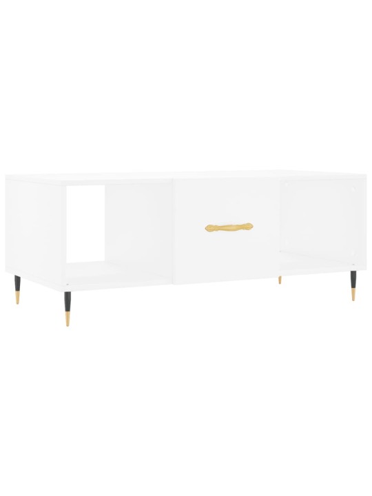 Konferenční stolek bílý 102 x 50 x 40 cm kompozitní dřevo