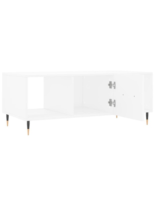 Konferenční stolek bílý 102 x 50 x 40 cm kompozitní dřevo