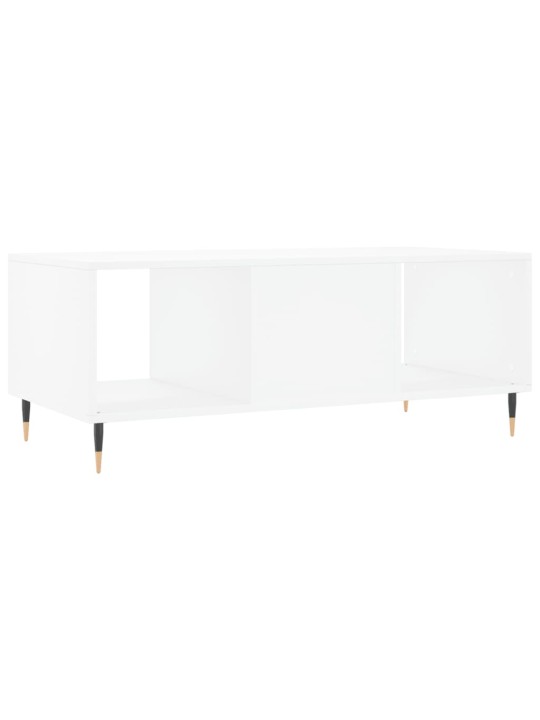 Konferenční stolek bílý 102 x 50 x 40 cm kompozitní dřevo