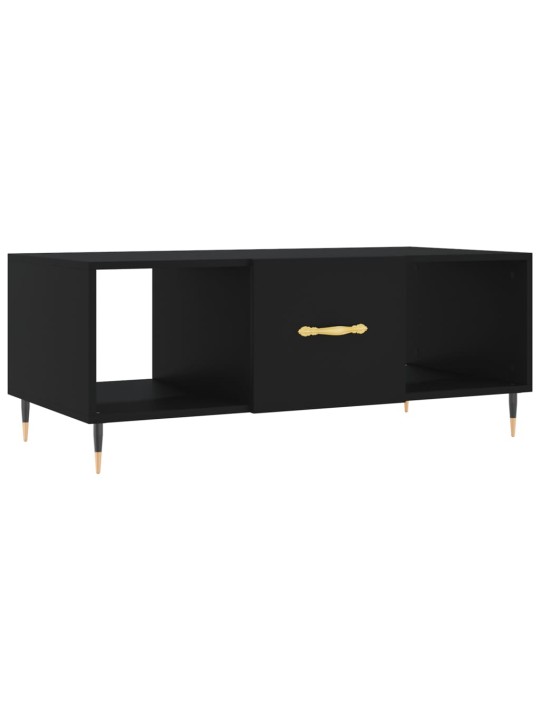 Konferenční stolek černý 102 x 50 x 40 cm kompozitní dřevo