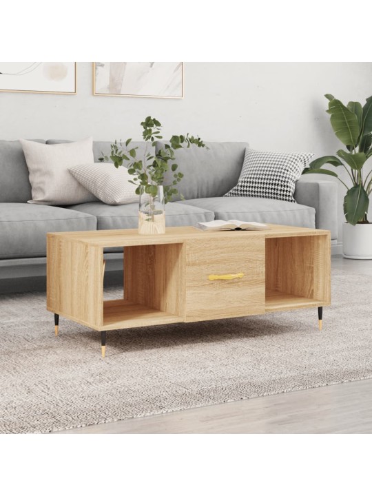Konferenční stolek dub sonoma 102 x 50 x 40 cm kompozitní dřevo