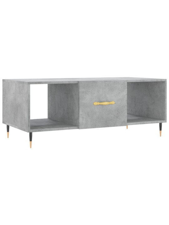 Konferenční stolek betonově šedý 102x50x40 cm kompozitní dřevo