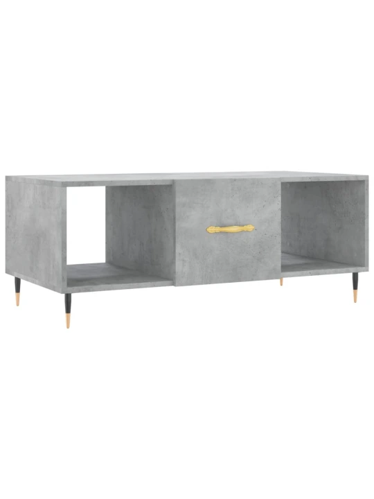 Konferenční stolek betonově šedý 102x50x40 cm kompozitní dřevo