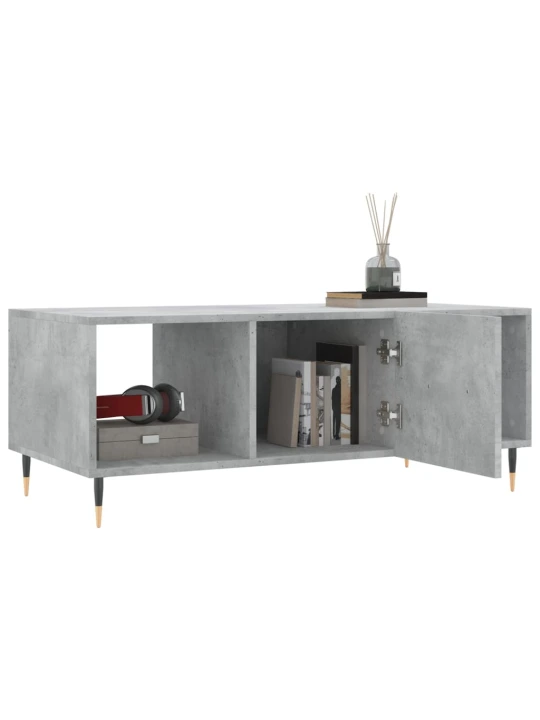 Konferenční stolek betonově šedý 102x50x40 cm kompozitní dřevo