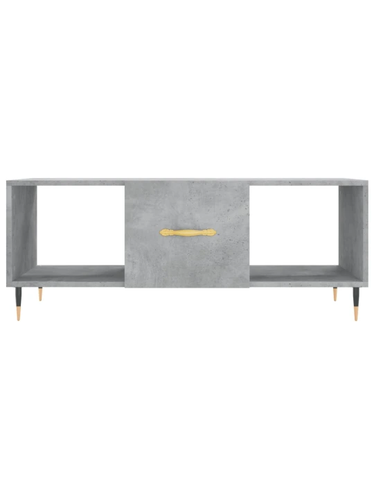 Konferenční stolek betonově šedý 102x50x40 cm kompozitní dřevo