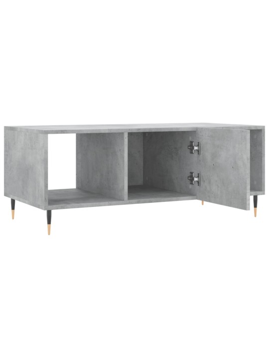 Konferenční stolek betonově šedý 102x50x40 cm kompozitní dřevo
