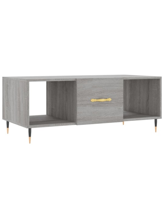 Konferenční stolek šedý sonoma 102x50x40 cm kompozitní dřevo