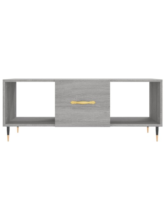 Konferenční stolek šedý sonoma 102x50x40 cm kompozitní dřevo